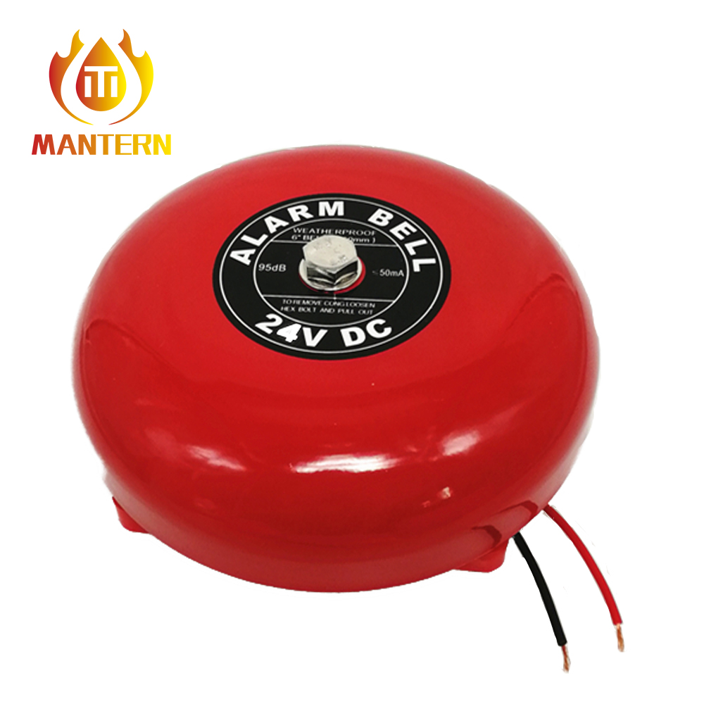 Обычный колокол пожарной сигнализации для панели пожарной сигнализации Электрический колокол