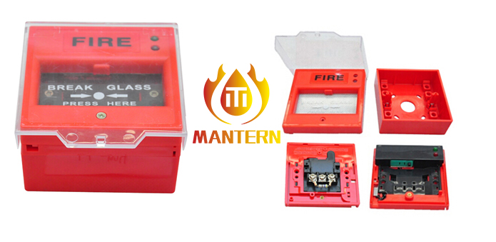 Пожарная точка вызова с помощью светодиода